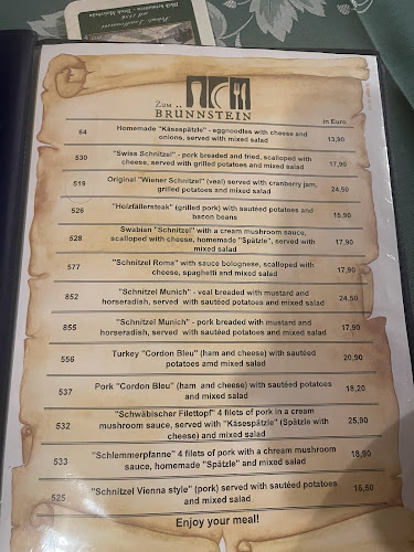 Opinii despre Zum Brünnstein în München - Gastronomie und Hotellerie