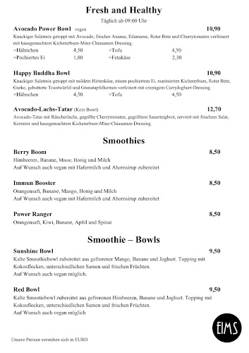 Café Eims | Frühstück in Eimsbüttel - Gastronomie und Hotellerie