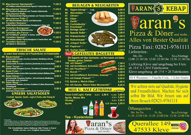 Opinii despre Arans Kebap în Kleve - Gastronomie und Hotellerie