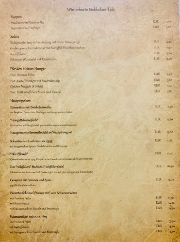 Gaststätte und Biergarten Eichholzer Täle