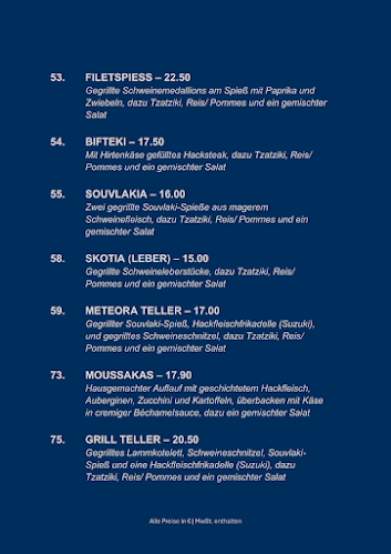 Restaurant ATHEN im Gasthaus Milles