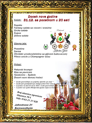 Opinii despre Kutschers Glück - Kocijaseva sreca în Kirchheim unter Teck - Gastronomie und Hotellerie