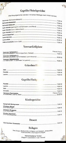 Opinii despre Restaurant Yerevan în Berlin - Gastronomie und Hotellerie