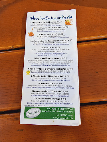 Biergarten Landgasthof Bremerhof - Gastronomie und Hotellerie