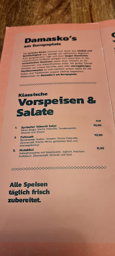 Damasko's im Rieselfeld - Gastronomie und Hotellerie