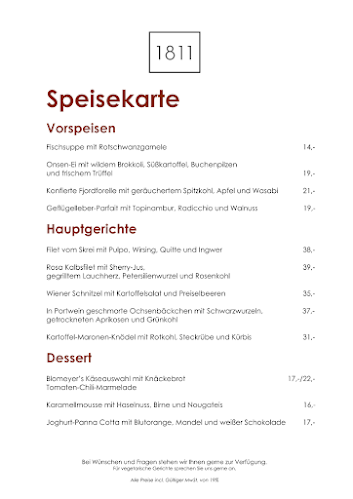 Opinii despre 1811 în Berlin - Gastronomie und Hotellerie