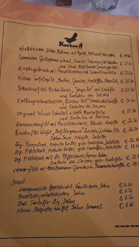 Café Bar Restaurant Kuckuck - Gastronomie und Hotellerie