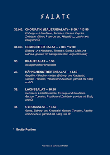 Restaurant ATHEN im Gasthaus Milles - Gastronomie und Hotellerie