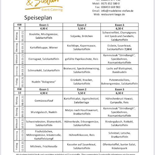 Madeleine & Stefan - Restaurant & Eventcatering