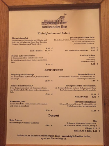 Norddeutsches Haus - Gastronomie und Hotellerie