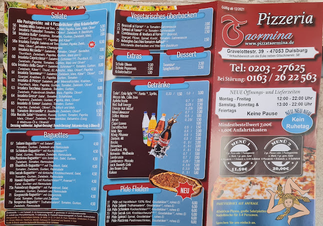 Opinii despre Pizzeria Taormina în Duisburg - Gastronomie und Hotellerie