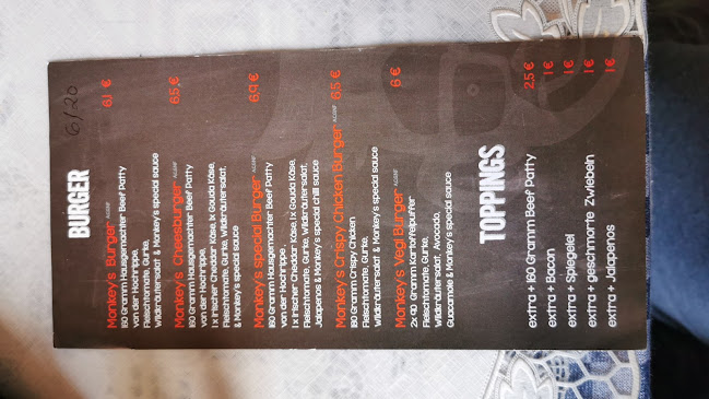 Opinii despre Monkey‘s Burger în Obertshausen - Gastronomie und Hotellerie