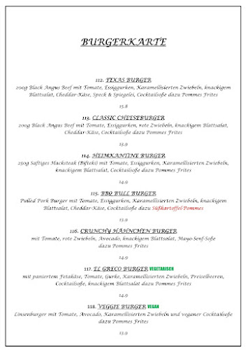 Restaurant Heimkantine - Gastronomie und Hotellerie