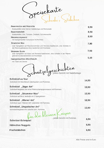 Schenke's Stübchen - Gastronomie und Hotellerie