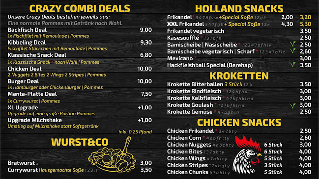 Imbiss Crazy Pommes "Echte frische Pommes"