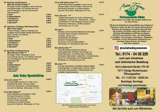 Opinii despre Asia Today Vietnamesische Küche în Königs Wusterhausen - Gastronomie und Hotellerie