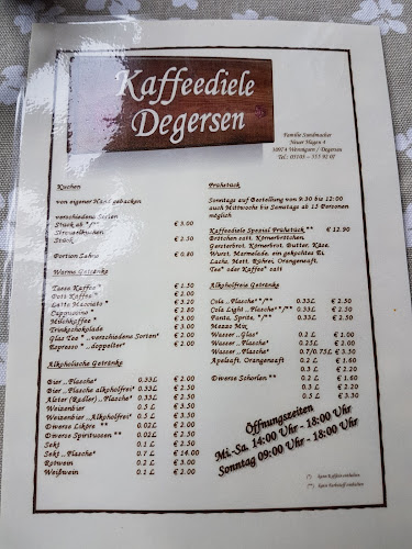 Kaffeediele Degersen - Wennigsen (Deister)