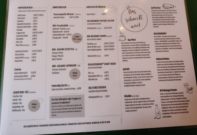 Opinii despre Café Heimelig în Frankfurt am Main - Gastronomie und Hotellerie