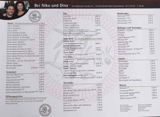 Bei Niko und Dina - Gastronomie und Hotellerie
