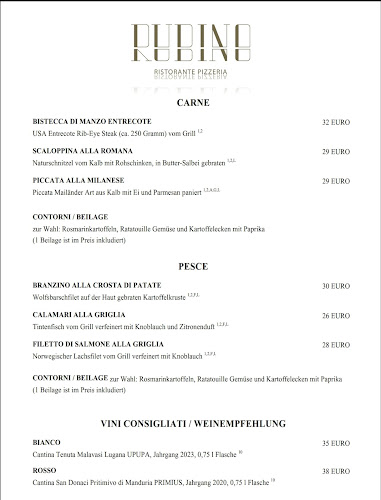 RUBINO Ristorante & Pizzeria