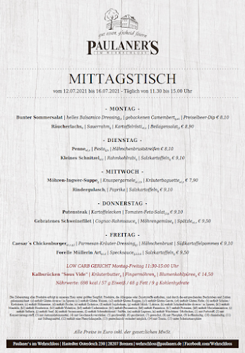 Paulaner's im Wehrschloss GmbH