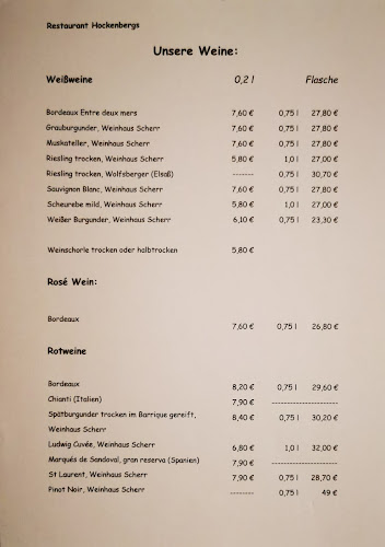 Restaurant Hockenbergs