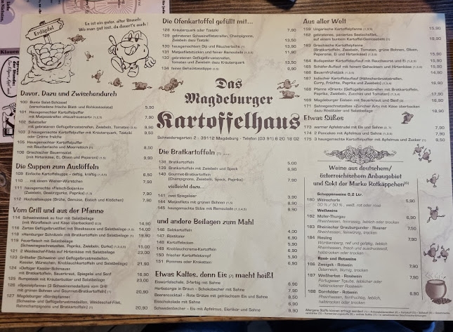 Comentarii opinii despre Restaurant & Gaststätte Sudenburger Kartoffelhaus Das Magdeburger Kartoffelhaus