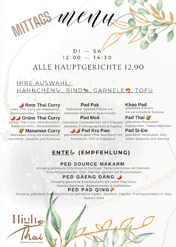 Opinii despre High Thai, Authentic Thai Cuisine în Passau - Gastronomie und Hotellerie