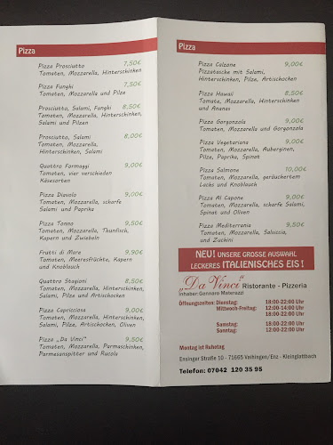Ristorante Pizzeria Da Vinci - Vaihingen an der Enz