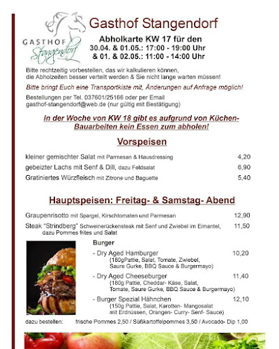 Gasthof Stangendorf - Gastronomie und Hotellerie