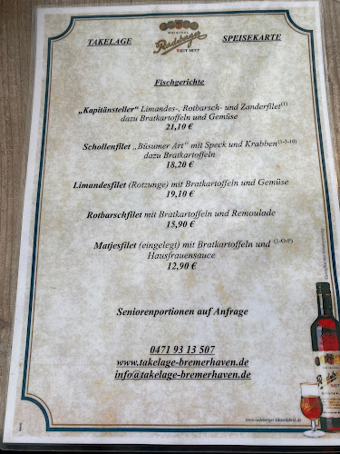 Opinii despre Takelage în Bremerhaven - Gastronomie und Hotellerie