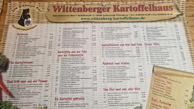 Wittenberger Kartoffelhaus Zum Schwarzen Bär - Gastronomie und Hotellerie