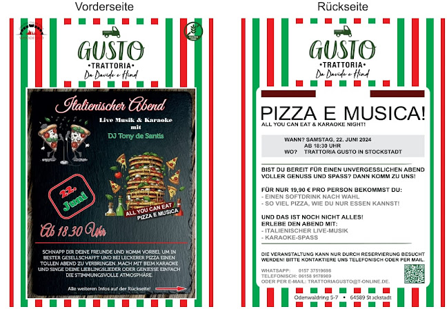 Trattoria Gusto da Davide & Hind - Gastronomie und Hotellerie