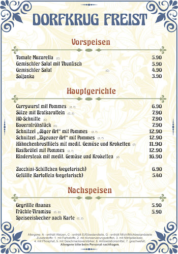 Opinii despre Dorfkrug Freist - Landgaststätte und vieles mehr în Gerbstedt - Gastronomie und Hotellerie
