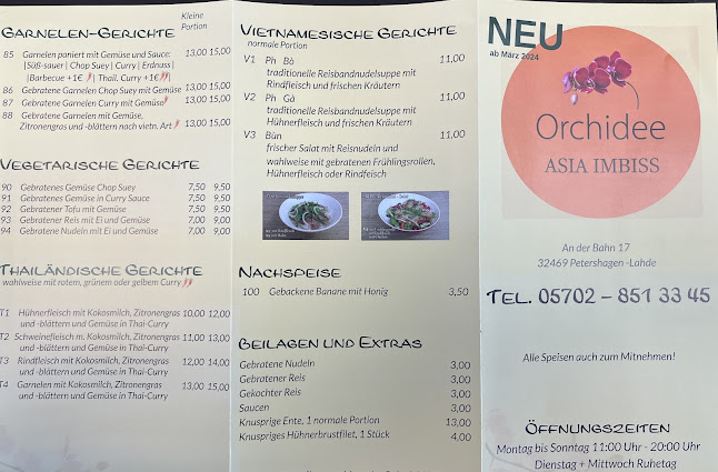 Opinii despre Asia Imbiss Orchidee în Petershagen - Gastronomie und Hotellerie