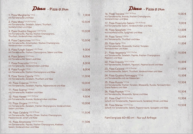 Opinii despre Ristorante Pizzeria Calabria în Eschenburg - Gastronomie und Hotellerie