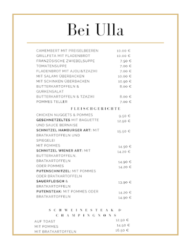 Opinii despre Bei Ulla în Lübeck - Gastronomie und Hotellerie