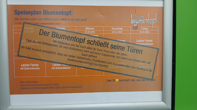 Opinii despre Café zum Blumentopf în Augsburg - Gastronomie und Hotellerie