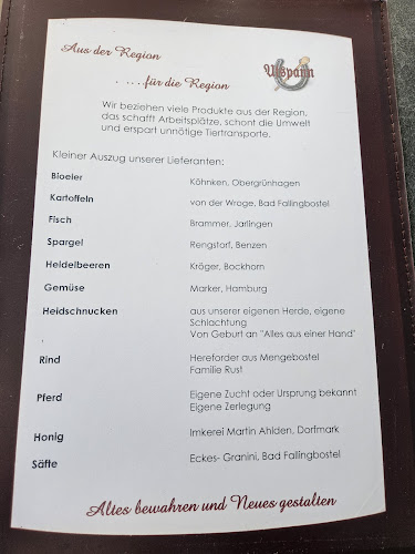 Opinii despre Restaurant Utspann în Bad Fallingbostel - Gastronomie und Hotellerie