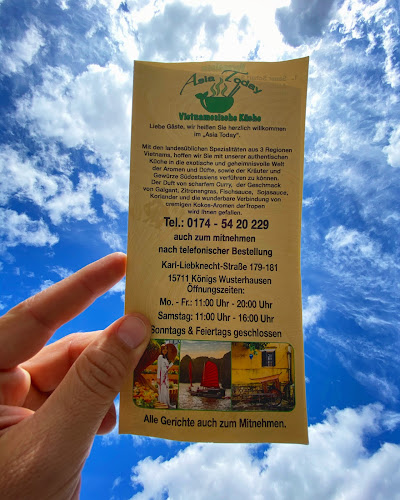 Comentarii opinii despre Asia Today Vietnamesische Küche