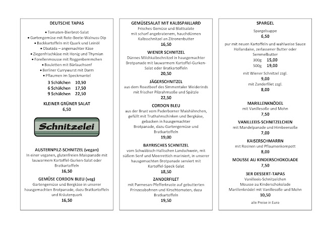 Comentarii opinii despre Schnitzelei Mitte