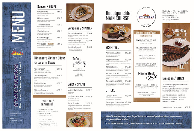 Zum Stadtkrug: Steakhaus, Barbeque & Grill Restaurant mit Hotel