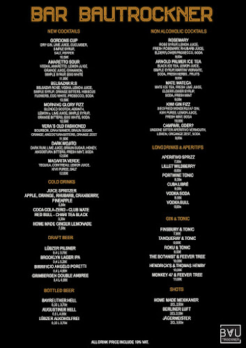 BAR BAUTROCKNER