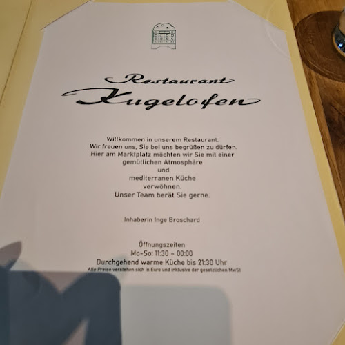 Opinii despre Restaurant Kugelofen în Weinheim - Gastronomie und Hotellerie