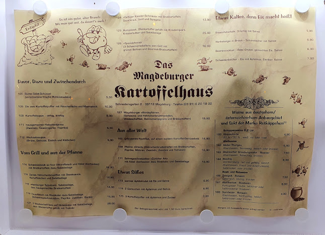 Restaurant & Gaststätte Sudenburger Kartoffelhaus Das Magdeburger Kartoffelhaus - Magdeburg