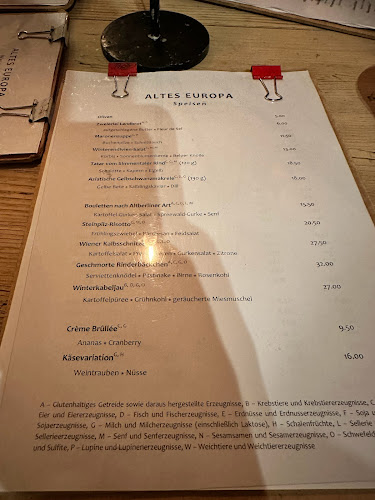 Opinii despre Altes Europa Restaurant în Berlin - Gastronomie und Hotellerie