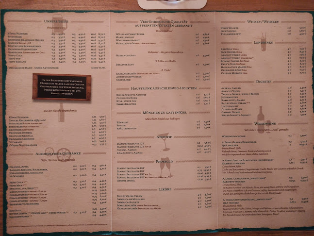 Opinii despre Das Wirtshaus în Kiel - Gastronomie und Hotellerie